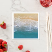 Einer mit dem Strand Serviette (Beispiel)