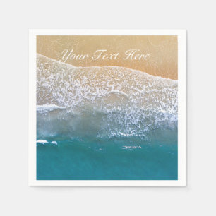 Einer mit dem Strand Serviette