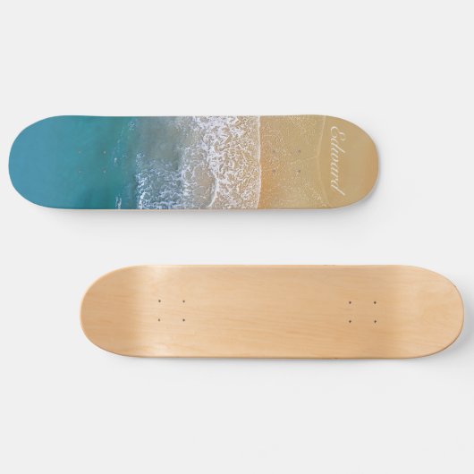 Einer mit dem Strand Skateboard (Horizontal)