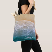 Einer mit dem Strand Tasche (Von Nahem)
