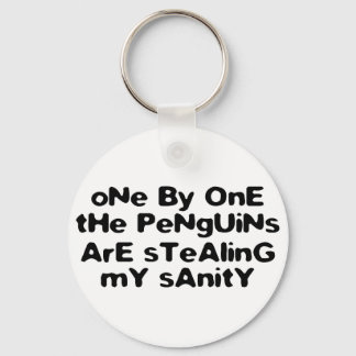 Einer nach dem anderen die Pinguine, die mir meine Schlüsselanhänger