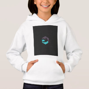 einer Silhouette eines Mannes mit Surfbrett Hoodie