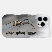 Einer spinnt immer iPhone Hüllen Hülle (Rückseite (Horizontal))