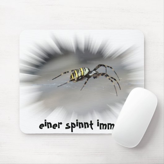 einer spinnt immer Mauspad (Mit Mouse)