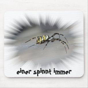 einer spinnt immer Mauspad