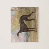 Einer von gewinnenden Windhunden George-Wegfoxs: Puzzle (Vertikal)