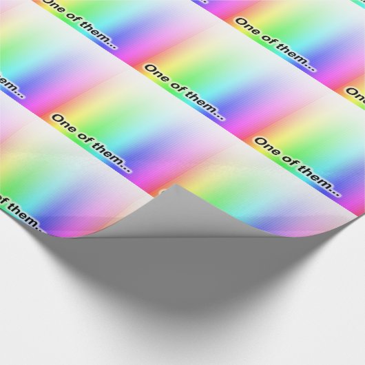 Einer von ihnen geschenkpapier (Ecke)