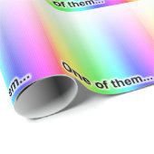 Einer von ihnen geschenkpapier (Rolleneckpunkt)