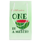 Einer von ihnen im Melon Watermelon Erster Geburts Kleine Geschenktüte (Vorderseite)