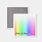 Einer von ihnen magnet (Vorderseite/Rückseite)