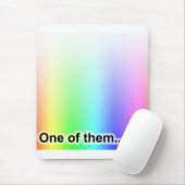 Einer von ihnen mousepad (Mit Mouse)
