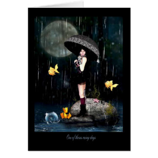 Einer von thoses regnerischen Tagen