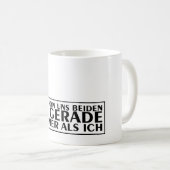 Einer von uns vor dem Europäischen Parlament Kaffeetasse (VorderseiteRechts)