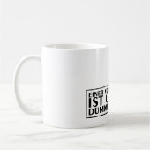 Einer von uns vor dem Europäischen Parlament Kaffeetasse (Links)