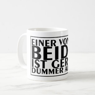 Einer von uns vor dem Europäischen Parlament Kaffeetasse