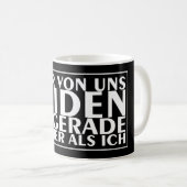 Einer von uns vor dem Europäischen Parlament Kaffeetasse (VorderseiteRechts)
