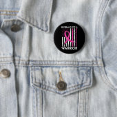 eines Brustkrebs-Bewusstseins eines Kriegers Button (Beispiel)