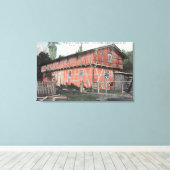 Eines der ältesten Häuser im Tal Leinwanddruck (Insitu (Holzboden))