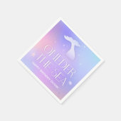 Eines der Meer Whimsical Funkelnd Meerjungfrau Geb Serviette (Ecke)