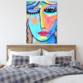 Eines dieser Tage Abstrakte digitale Malerei Leinwanddruck (Insitu (Schlafzimmer))