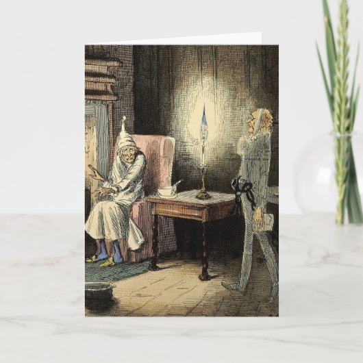 Eines Geist-Karte Weihnachtscarols Marleys Feiertagskarte (Vorderseite)