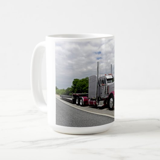 Eines Hornings Peterbilt 379 Tasse (Vorderseite Links)