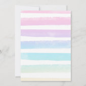 Eines im Sun 1. Geburtstag Pool Party Einladung (Rückseite)