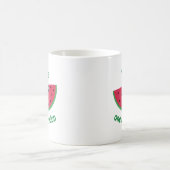 Eines in A Melon Funny Niedlich Kawaii Watermelon Kaffeetasse (Mittel)