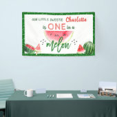 Eines in einem Melon 1. Geburtstag Wassermelon-Par Banner (Messeveranstaltung)