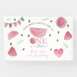 Eines in einem Melon Niedlich Watermelon Girl 1. G Banner