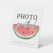 Eines in einem Melon signieren Wassermelone Gästeb Sockelschild (Vorderseite)