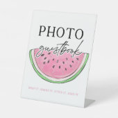 Eines in einem Melon signieren Wassermelone Gästeb Sockelschild (Vorderseite)