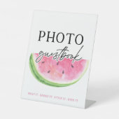 Eines in einem Melon signieren Wassermelone Gästeb Sockelschild (Vorderseite)