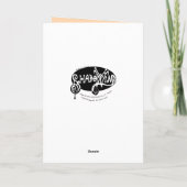 Eines mit Herd Watercolor Pferden Karte (Rückseite)