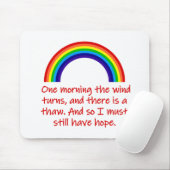 Eines Morgens dreht sich der Wind Mousepad (Mit Mouse)