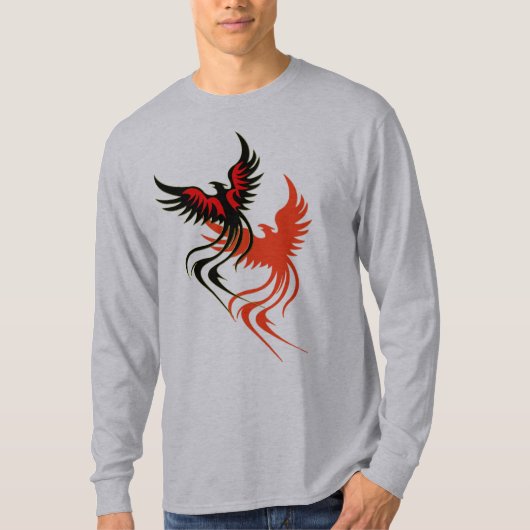 Eines Phoenix Schatten Longsleeve T-Shirt (Vorderseite)