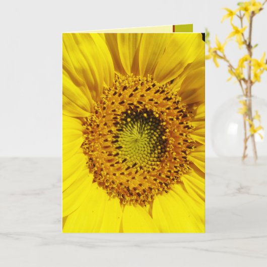 Eines suns Blume Karte (Gelbe Blume)