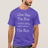 eines Tages die Armen T-Shirt (Vorderseite)