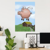 Eines Tages... Drucken Poster (Heimbüro)