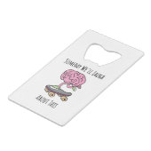 Eines Tages gut darüber lachen Geldbeutel Flaschenöffner (Vorderseite Schrägansicht)