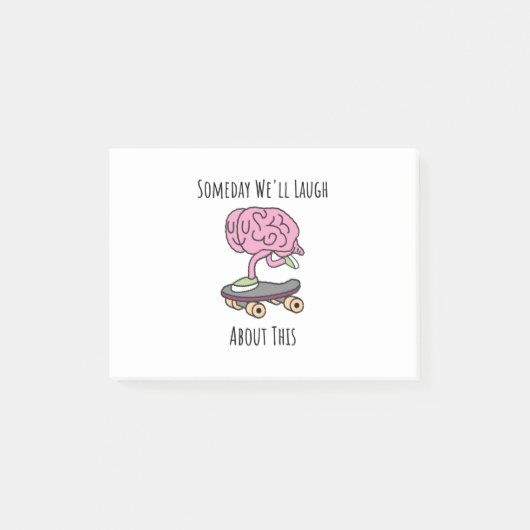 Eines Tages gut darüber lachen Post-it Klebezettel (Vorderseite)