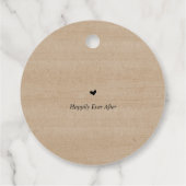 Eines Tages, Hochzeit Probe Danke, Geschenke, Geschenkanhänger (Rückseite)