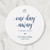 Eines Tages, Hochzeit Probe Danke, Geschenke, Geschenkanhänger (Vorderseite)