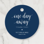 Eines Tages, Hochzeit Probe Danke, Geschenke, Geschenkanhänger (Vorderseite)