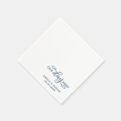 Eines Tages Hochzeitstag Probe Dinner Napkins Serviette (Ecke)