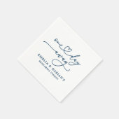 Eines Tages Hochzeitstag Probe Dinner Napkins Serviette (Ecke)