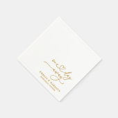 Eines Tages Hochzeitstag Probe Dinner Napkins Serviette (Ecke)