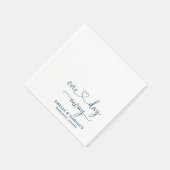 Eines Tages Hochzeitstag Probe Dinner Napkins Serviette (Ecke)