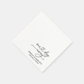 Eines Tages Hochzeitstag Probe Dinner Napkins Serviette (Ecke)