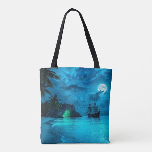 Eines Tages irgendwo in der Zukunft & Piratenbucht Tasche (Rückseite)